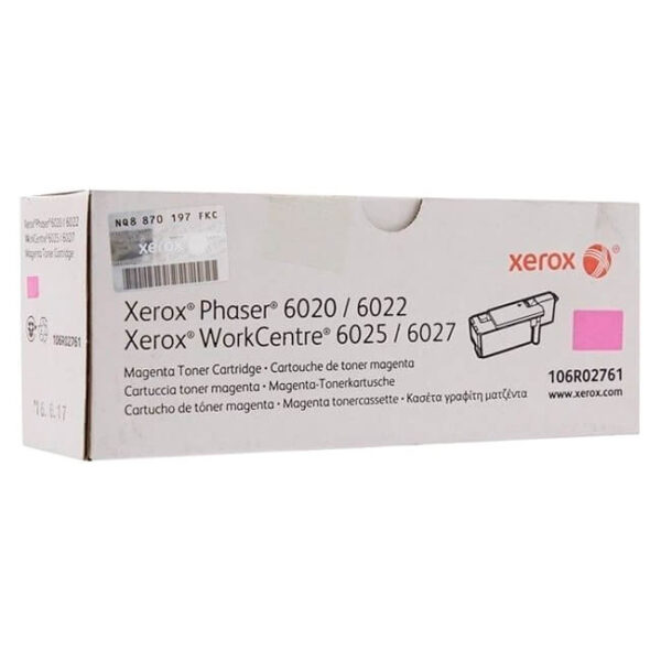 TONER XEROX 106R02761 MAGENTA PARA PHA 6020 / 6022