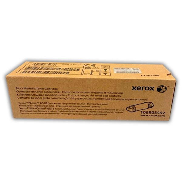 TONER XEROX 106R03492 BLACK METERED 6510 / 6515