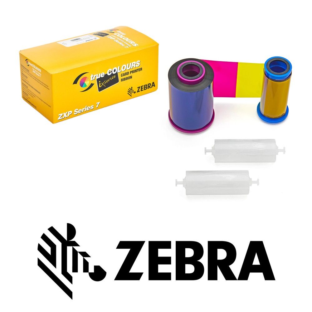 Cintas Ribbon Zebra 800077-740 para impresoras de carnets ZXP72 y ZXP74